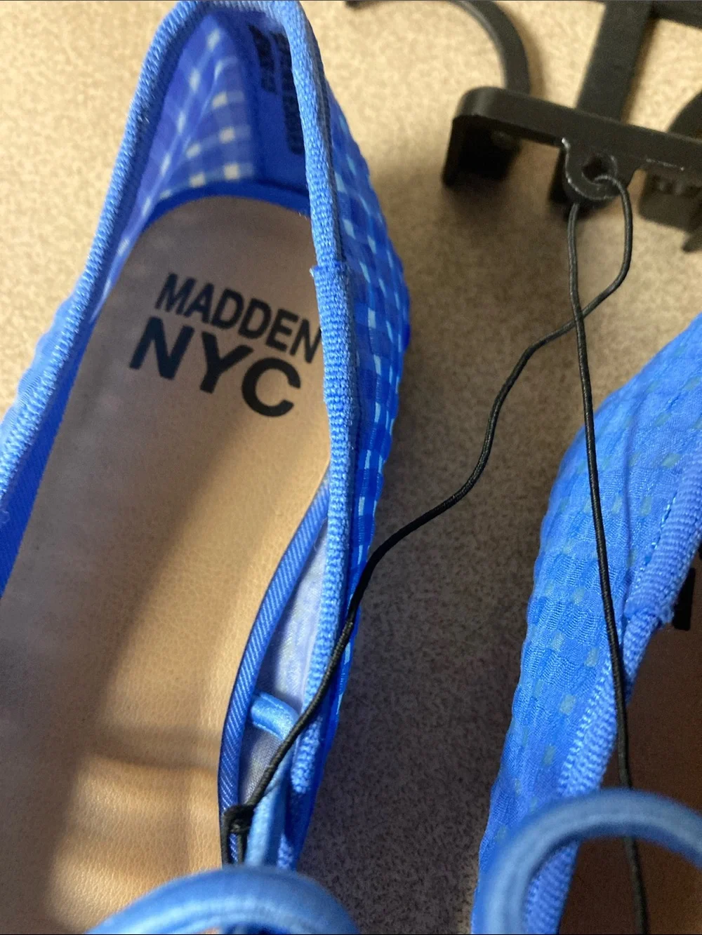 Madden NYC Girls' Royal Blue Bow Ballet Flats